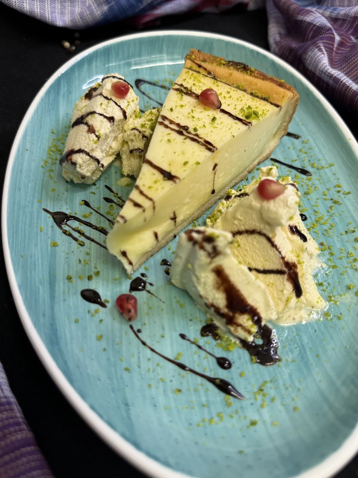 Cheesecake nach amerikanischer Art im Samarkand München