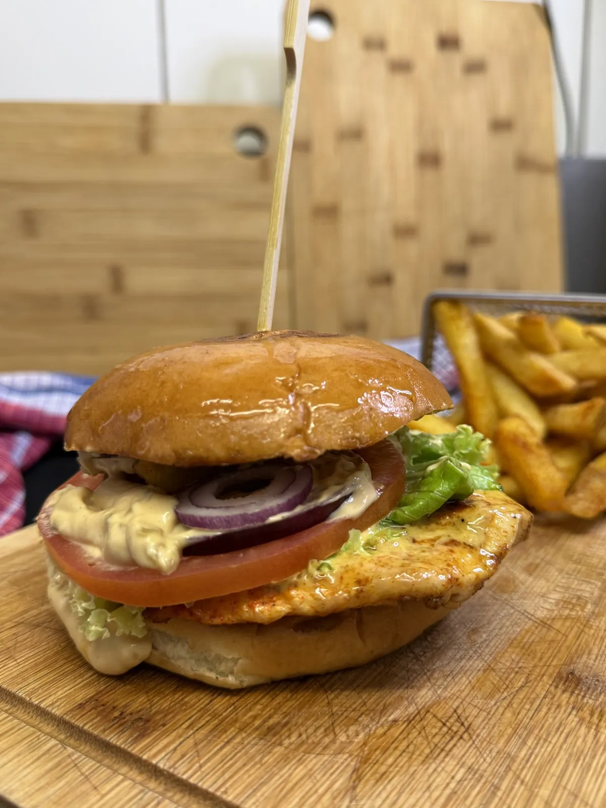 Chicken Burger – Halal im Samarkand München