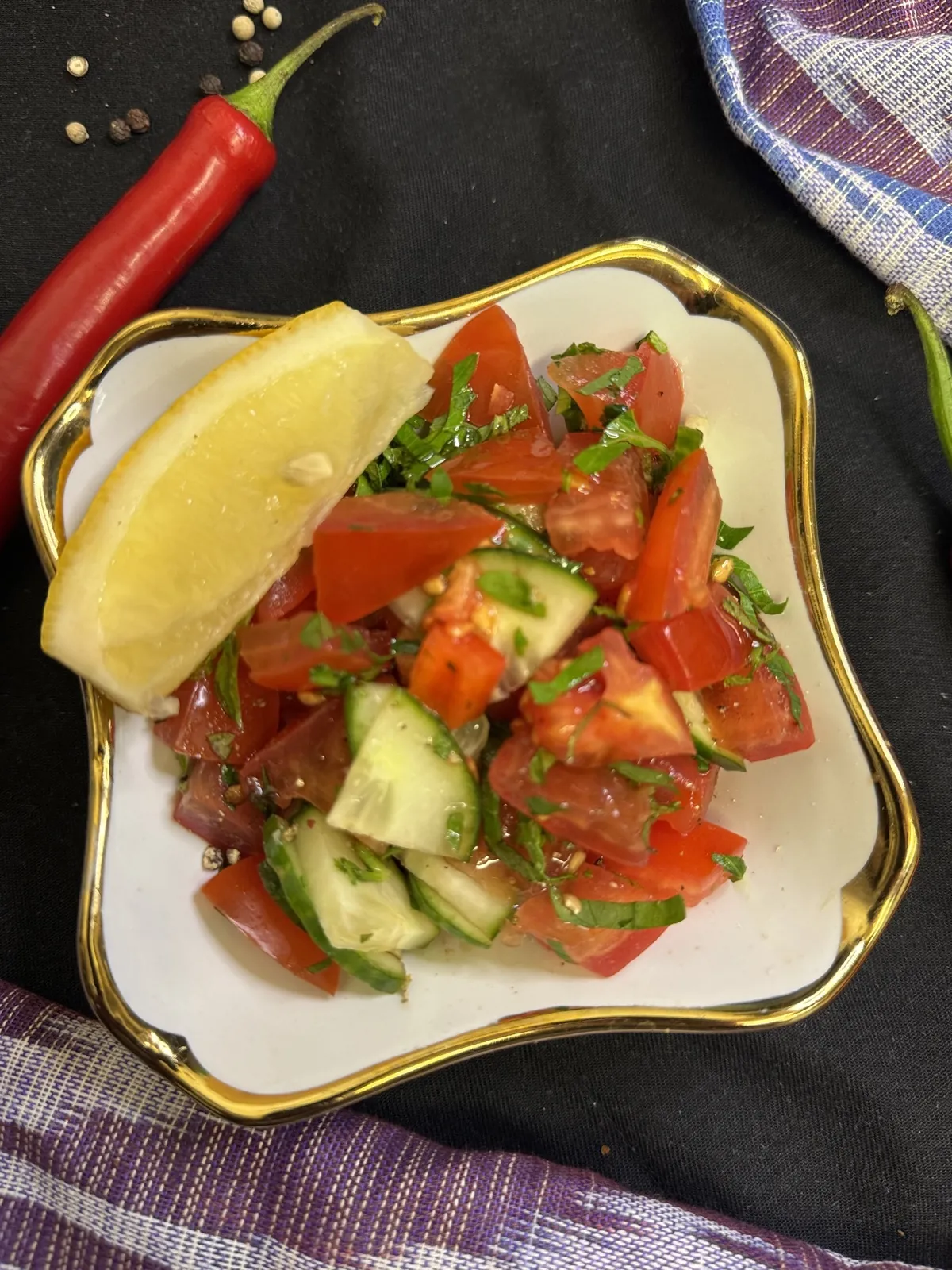 Gemischter Salat, kleine Portion – Samarkand München