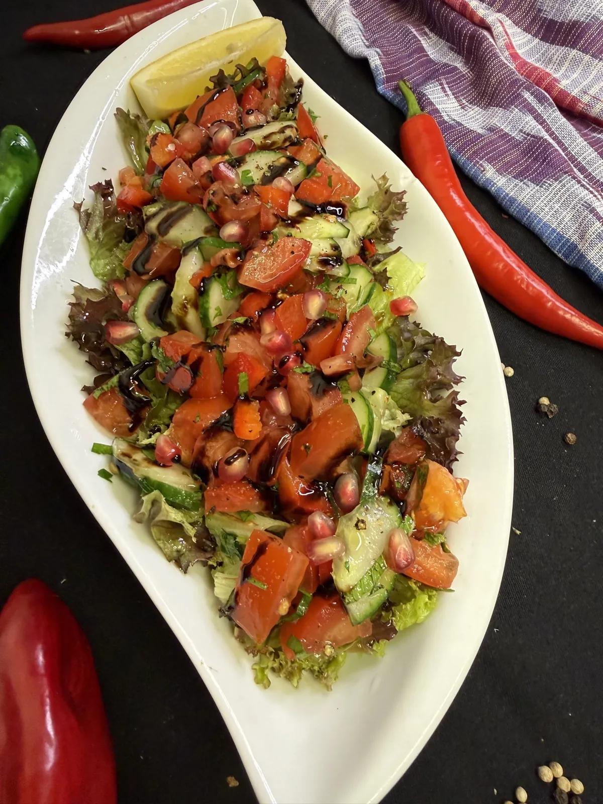Gemischter Salat – Halal Salat im Samarkand München