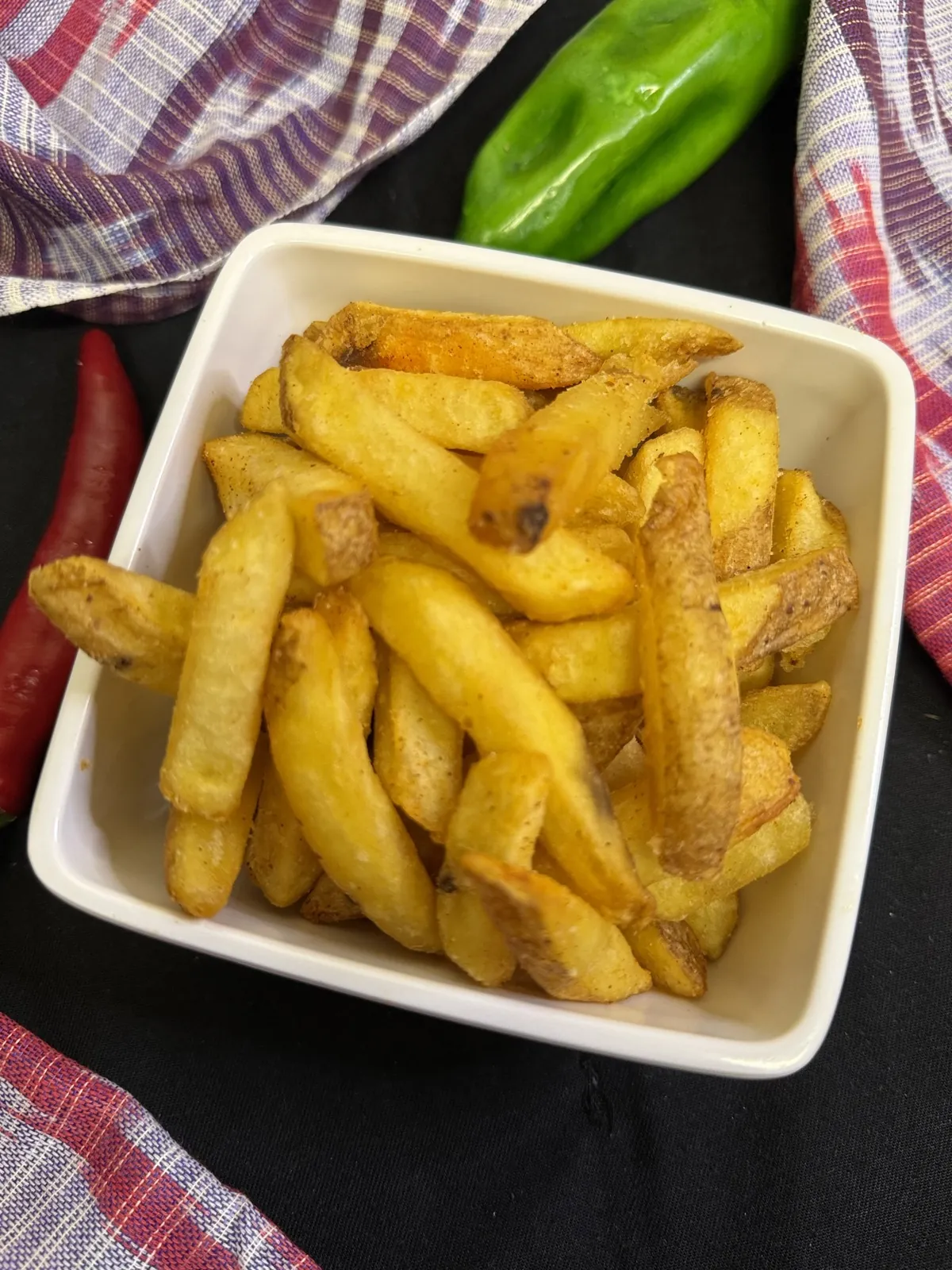 Knusprige Pommes – Beilage im Samarkand München