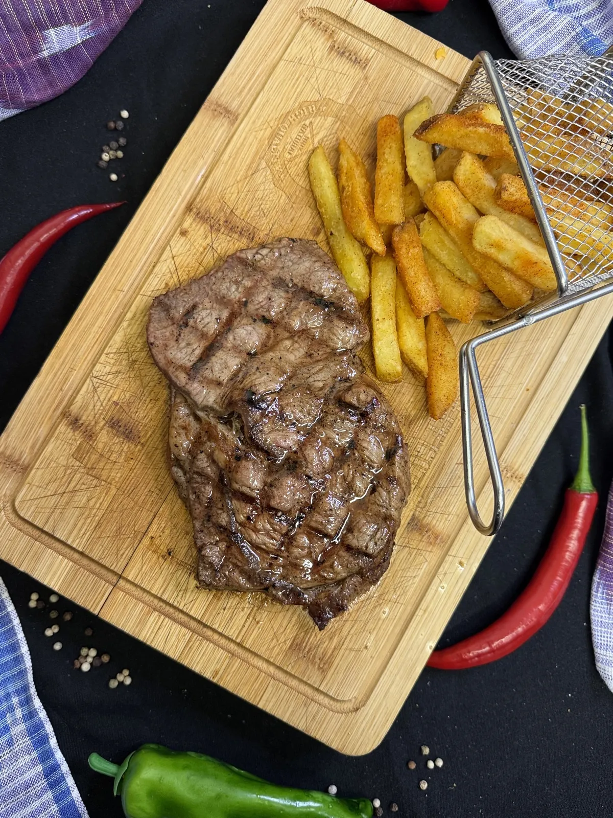 Rib-Eye Steak – Halal im Samarkand München