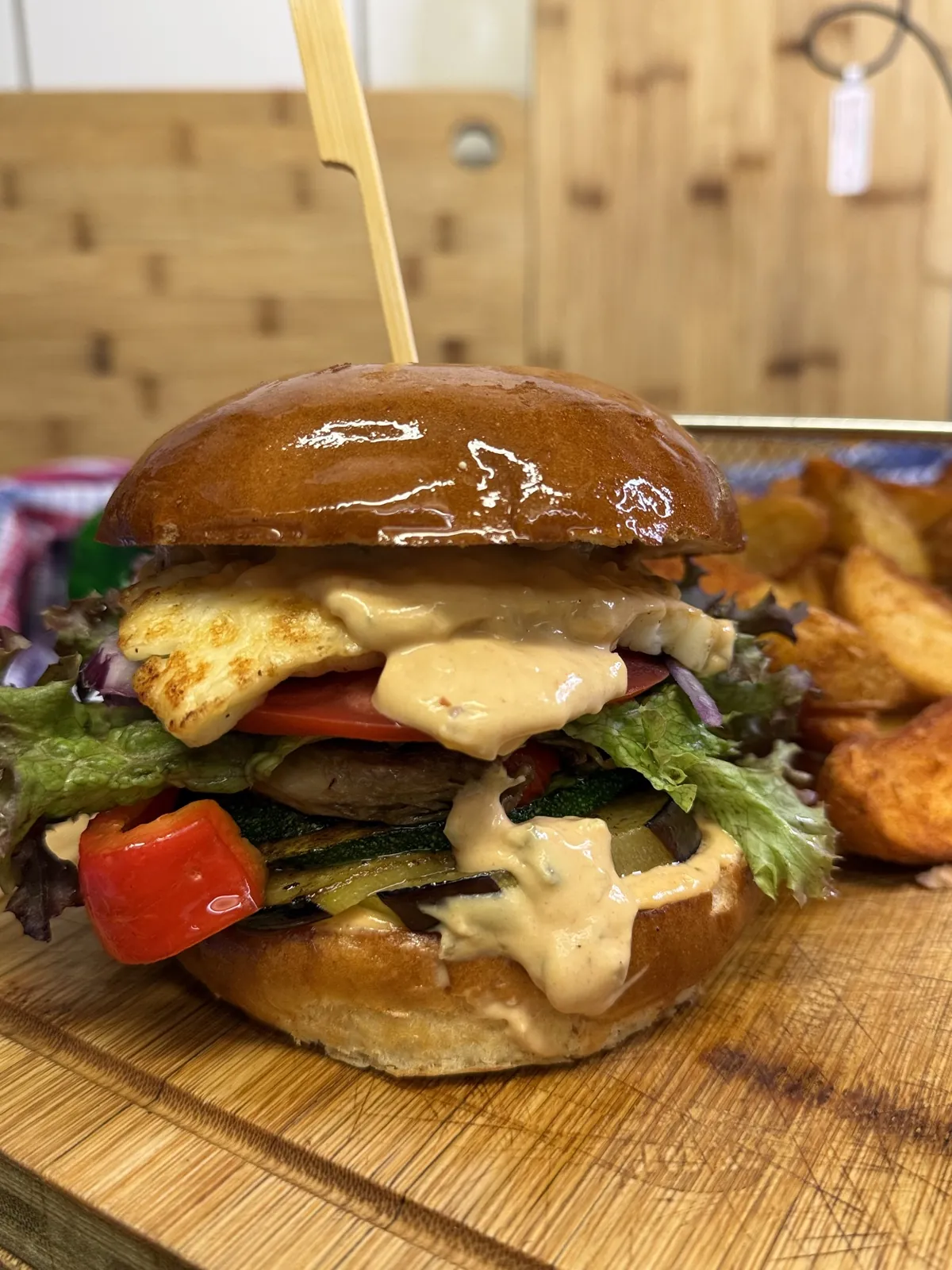 Veggie Burger, vegetarisch, im Samarkand München
